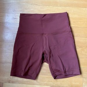 Lululemon Biker Shorts - Size 4 - Burnt Orange